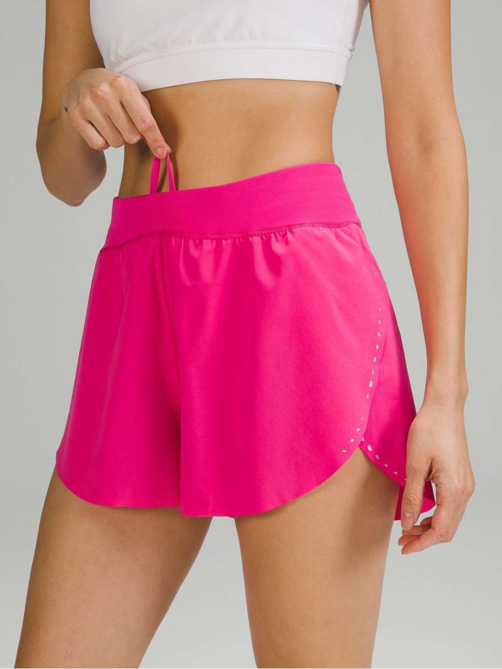 NWT Lululemon Find Your Pace High-Rise Lined Short 3" - Sonic Pink - Size 6